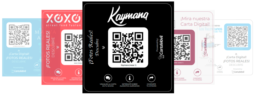 carta de restaurante con codigo QR carta de restaurante con codigo QR